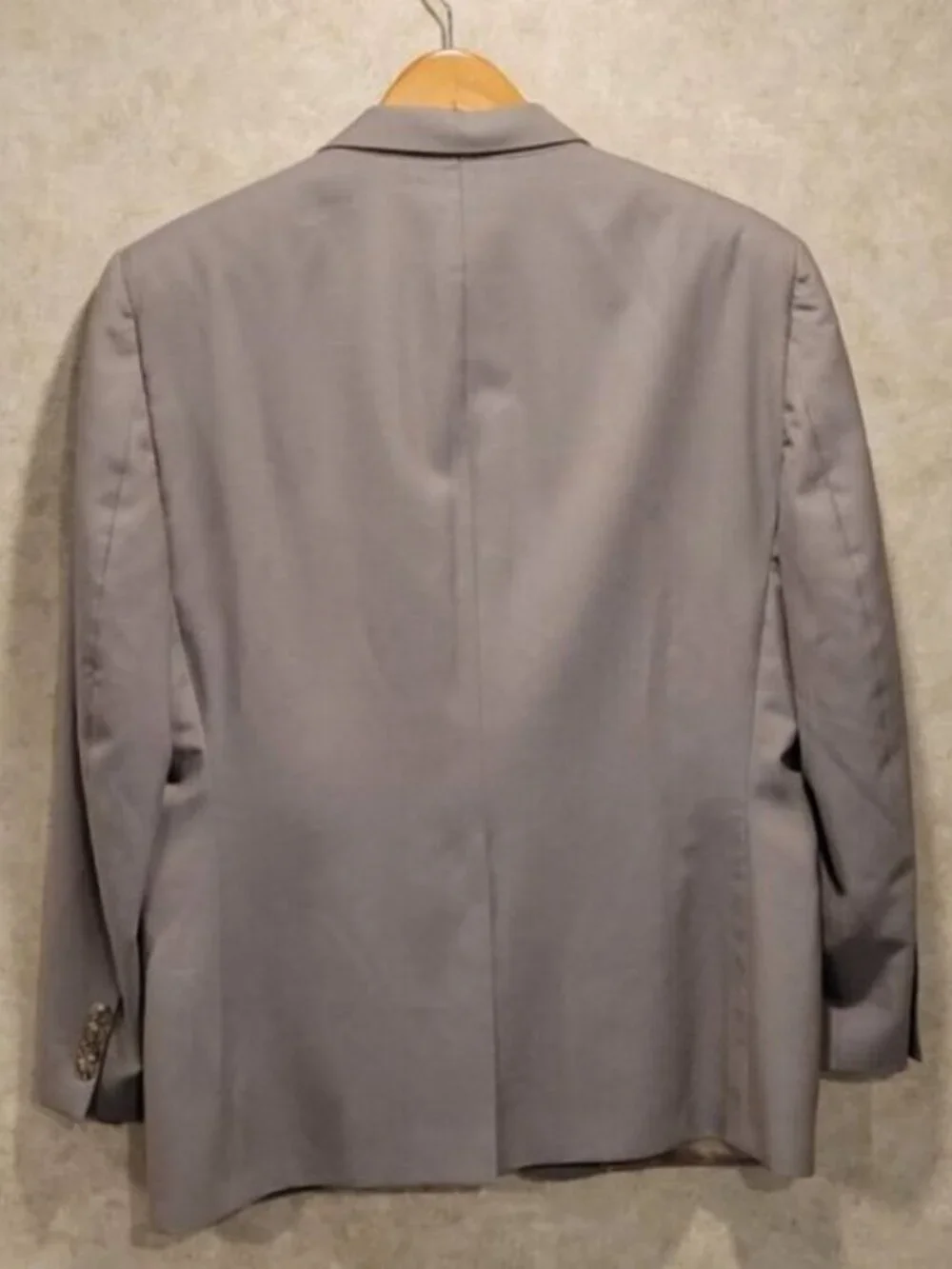BURBERRYS Union Made Vintage Taupe Single Breasted Wool Blazer Suit Jacket